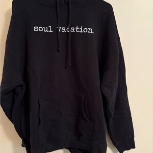 Black Hoodie with Train 20 Years Print